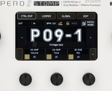 Display 4 Polegadas Touch Screen para Ampero 2 Stomp - MP-300