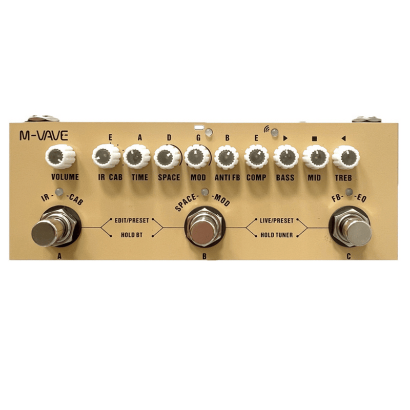 M-Vave/Cuvave Cube BABY para Violão Multiefeitos IR Loader