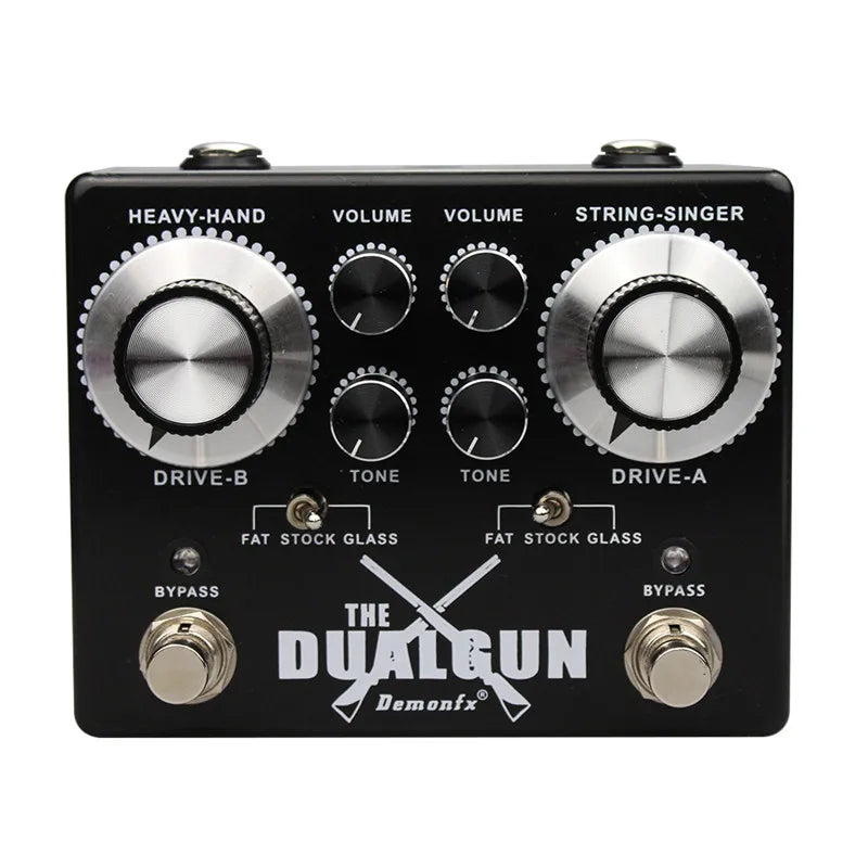 pedal de guitarra overdrive dual gun demonfx sonicake brasil