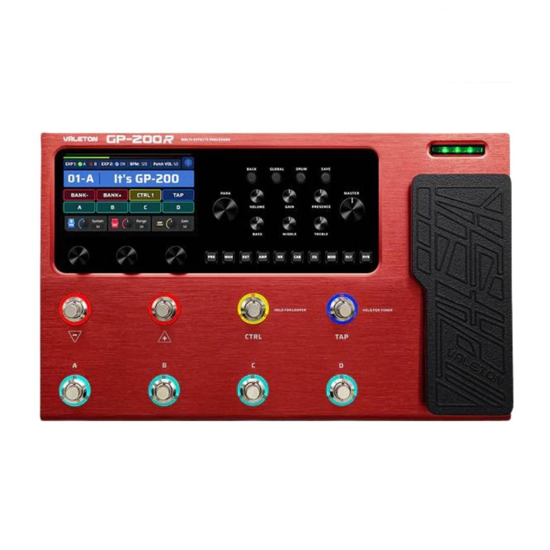 Pedaleira Valeton GP-200 Red