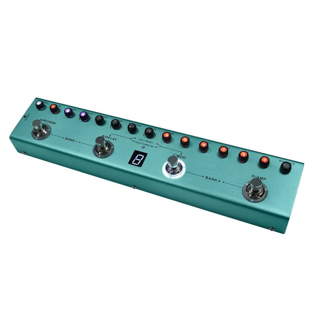 M-Vave Tank-G Pedal de Guitarra e Baixo Multi-Efeitos Recarregável