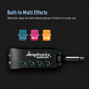 SONICAKE Bluetooth Headphone Guitar Amplifier Plug-In USB Chargable Portable Pocket Carry-On Bedroom Multi-Effects QAP-10 - Sonicake Brasil