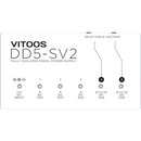 Fonte Isolada para Pedais de Guitarra VITOOS DD5-SV2