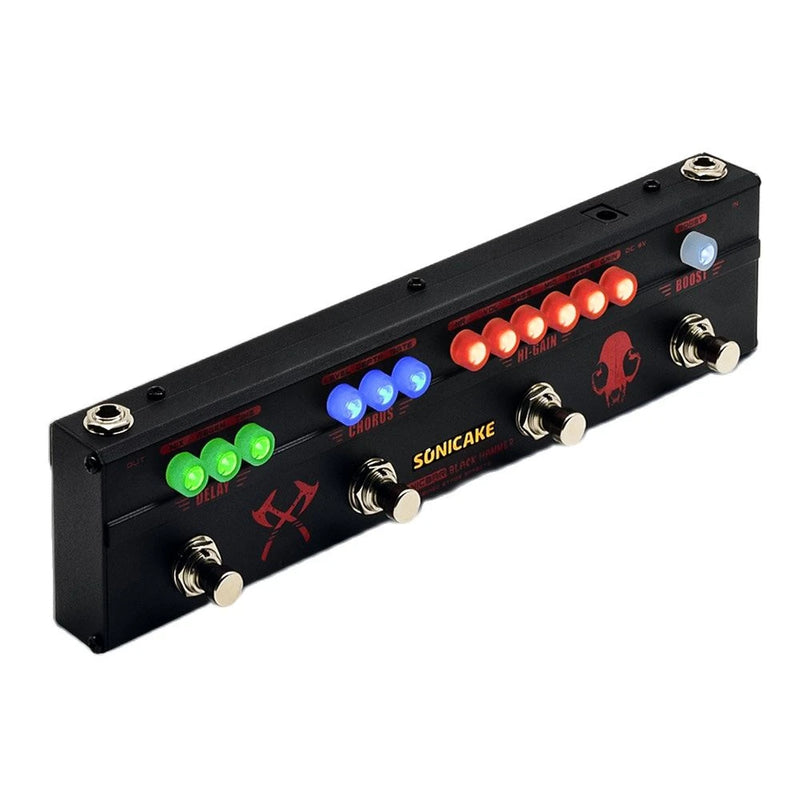 Sonicake Brasil - Black Hammer_Pedal multi efeitos para guitarra Sonicake Brasil - Black Hammer_Pedal multi efeitos para guitarra