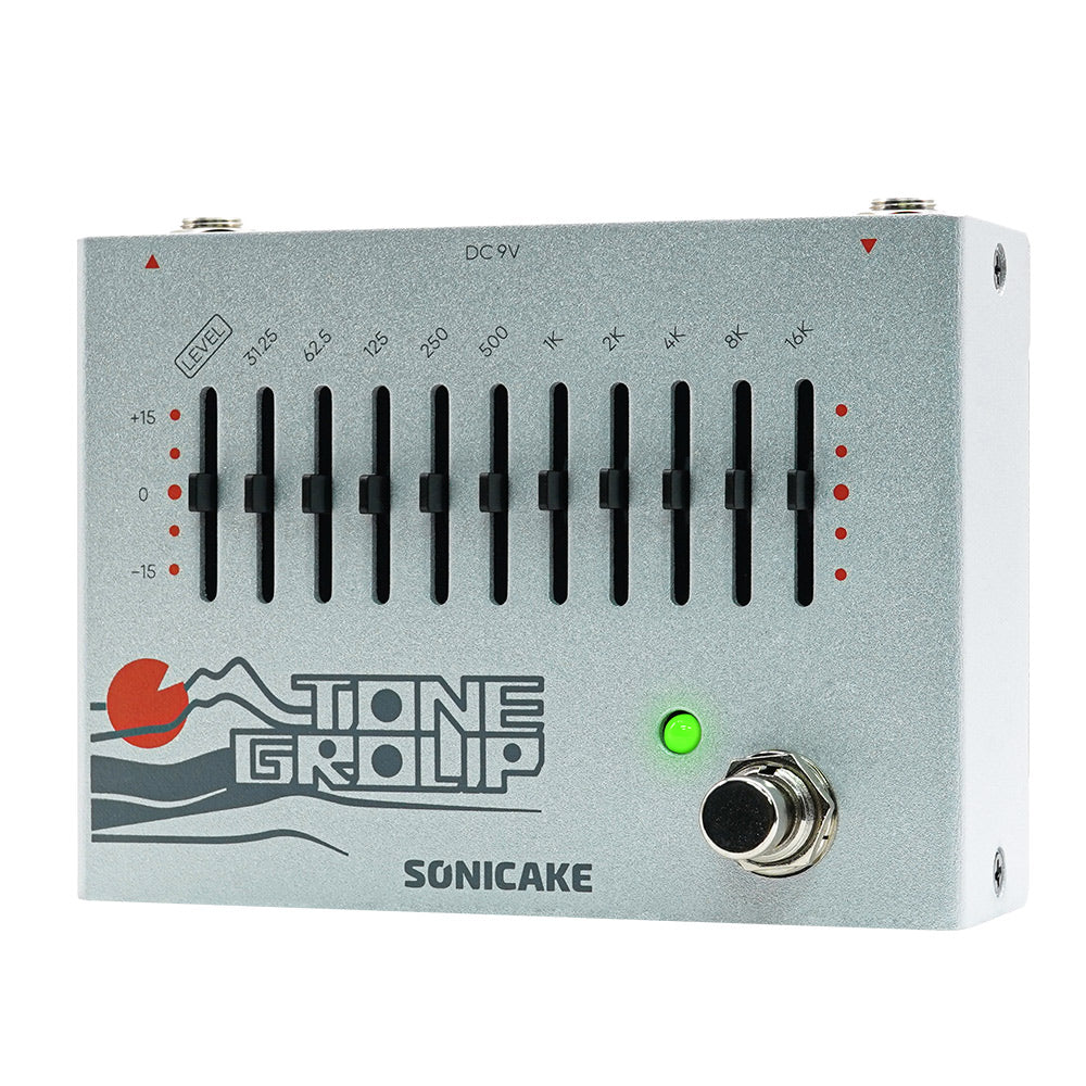 Sonicake Brasil - Pedal de guitarra Equalizador de 10 bandas Tone