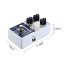 Ammoon POCKVERB - Pedal de Efeitos de Reverb e Delay Compacto