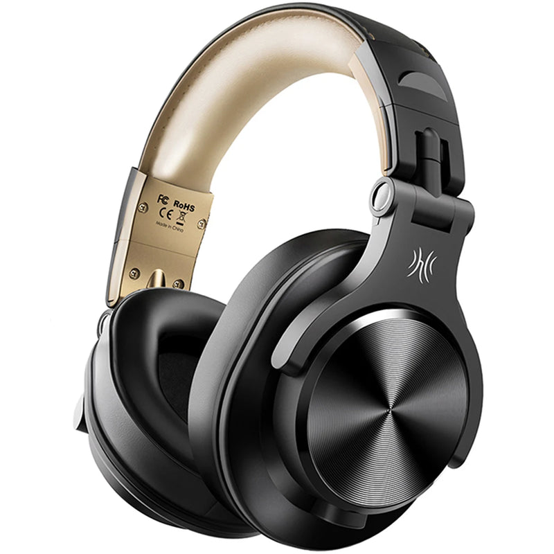 OneOdio Fusion A70 – Headphones Hi-Res Over-Ear com Bluetooth 5.2, Áudio Profissional e 72h de Reprodução