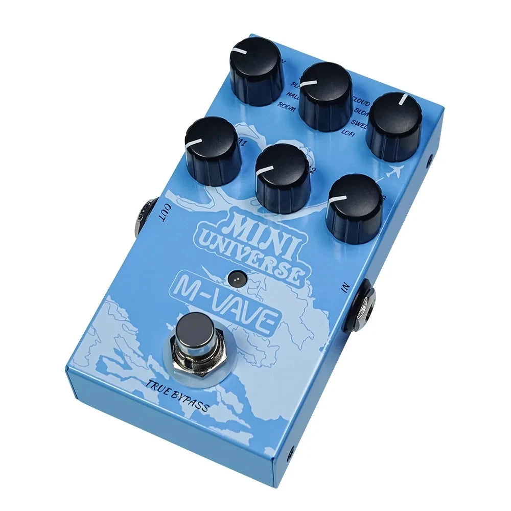 MINI UNIVERSE M-VAVE ギターエフェクター M-Vave Mini Universe – Pedal de Reverb Compacto com 9 Tons para Guitar