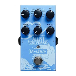 M-Vave Mini Universe – Pedal de Reverb Compacto com 9 Tons para Guitarra