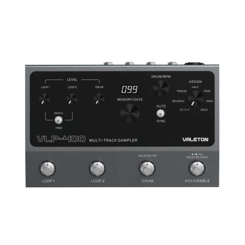 PRÉ VENDA Valeton VLP-400 - Looper Dual com Drum Machine e Efeitos Integrados