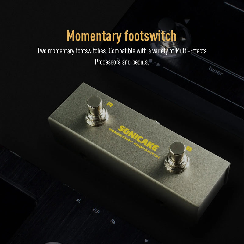 Pedal Dual Switch Momentâneo Sonicake