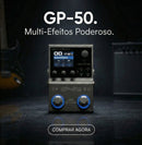 Valeton GP-50 compacta com display colorido, bateria integrada e dois footswitches