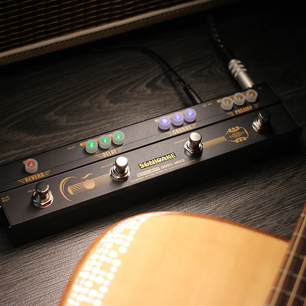 SONICWOOD アコースティックギターマルチエフェクトSONICBAR Sonic Wood