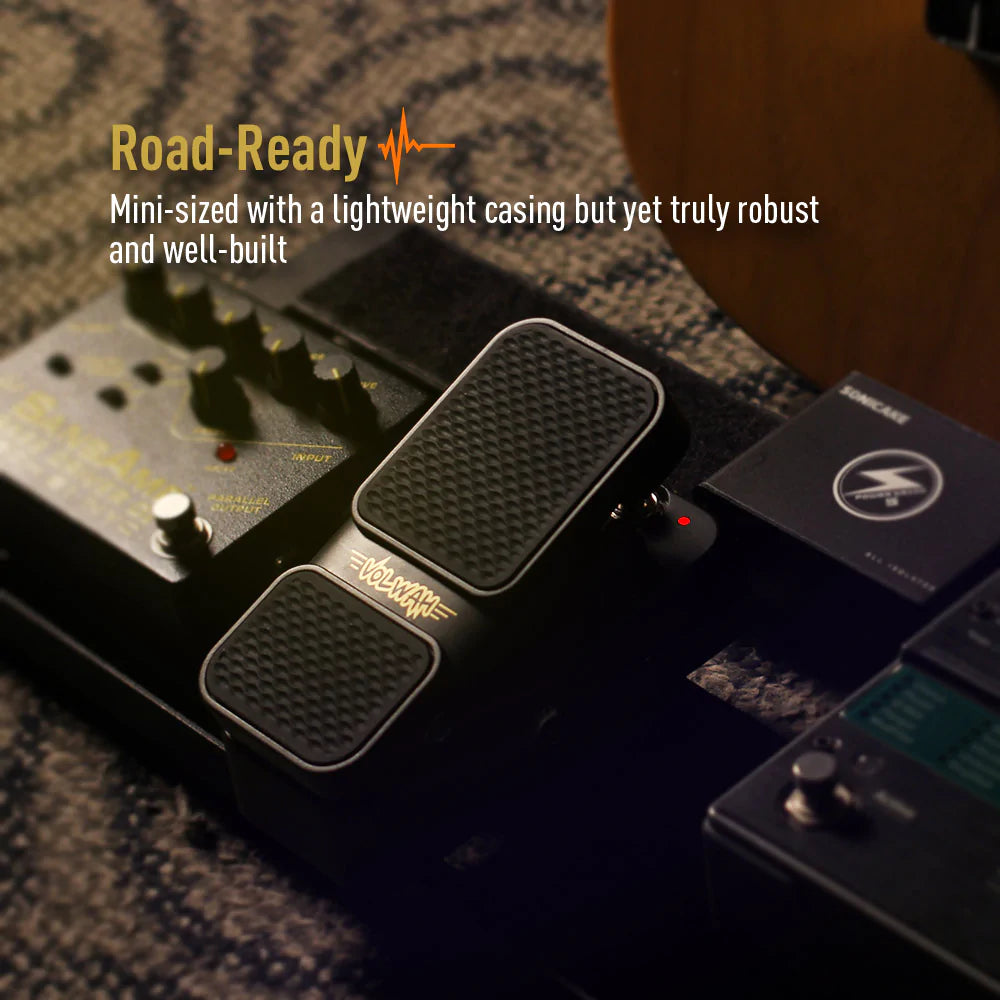 Pedal de guitarra Sonicake Vol./Wah 2 em 1